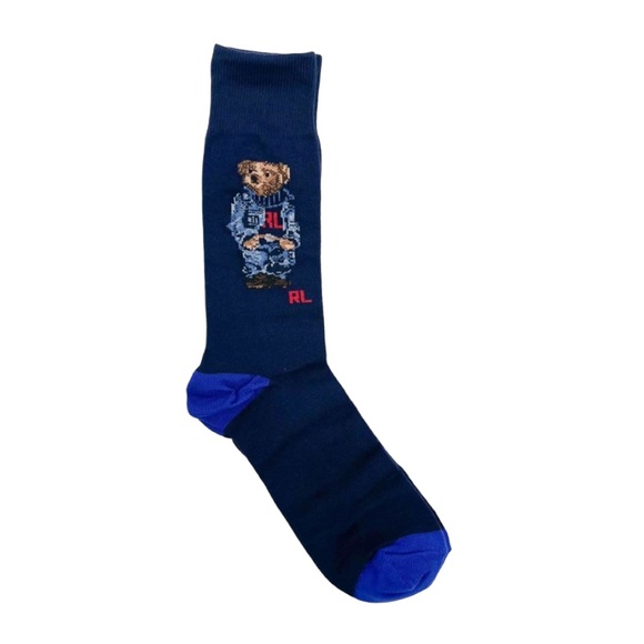 POLO RALPH LAUREN Mens Cortina Bear 3-Pack Sock Gift Set - Picture 7 of 7